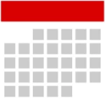 monthly calendar widget android application logo